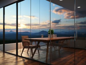 como limpar vidro de sacada